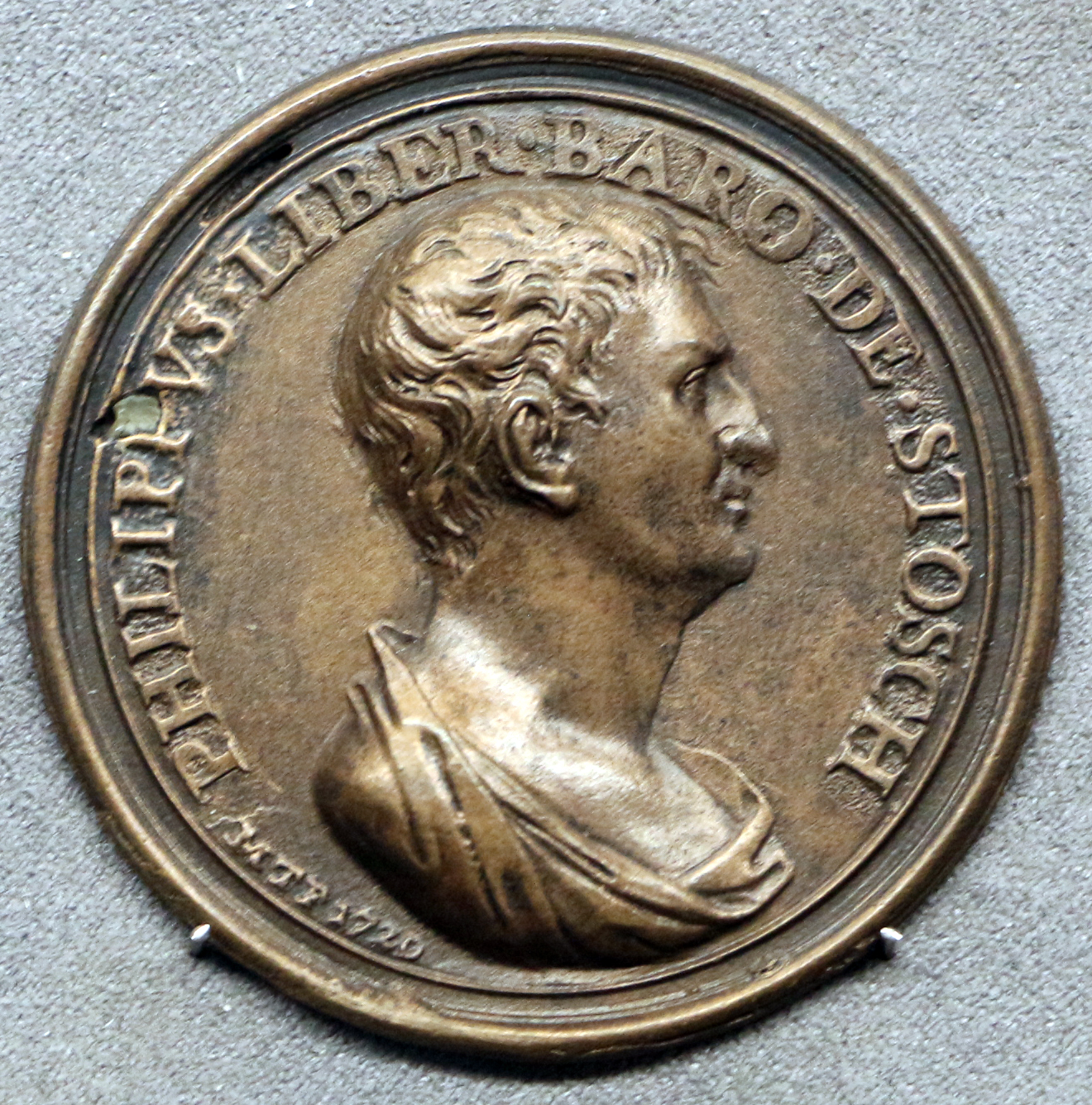 Stosch, Philpp von medal by Marcus Tuscher 1738 (Bargello).jpg